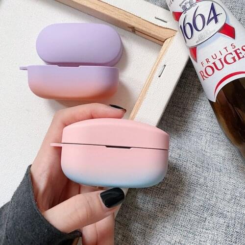 For Sony WF-1000XM4 Case Gradient Matte Earphone Cases wf1000xm4 Plastic Protect Accessories Charging Box Cover