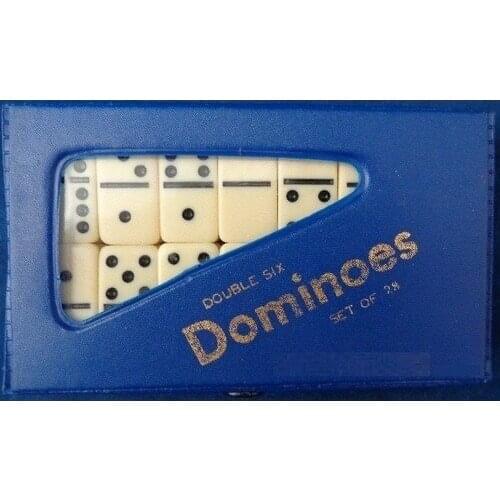 Black Point Medium Size Domino Stone White