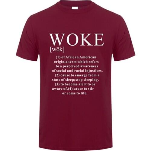 Protest Equality Human Rights Black Lives Matter Staywoke Racial Social Justice T Shirt Tops Mans T-shirt Short Sleeve OW-060