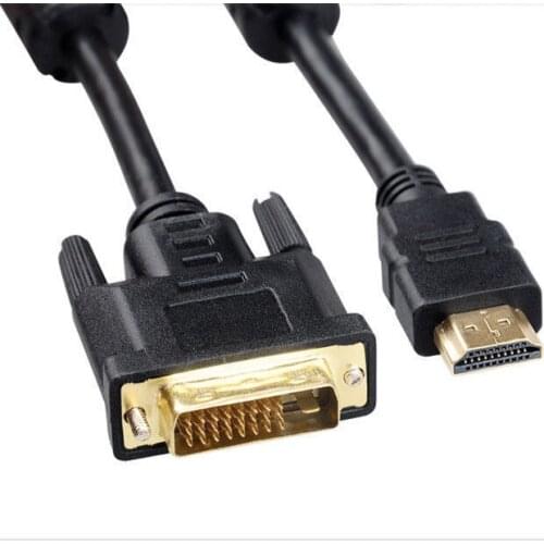 1.5M DVI-D 24+1 to HDMI Male Converter Cable for Monitor PC LCD LED HDTV 5FT