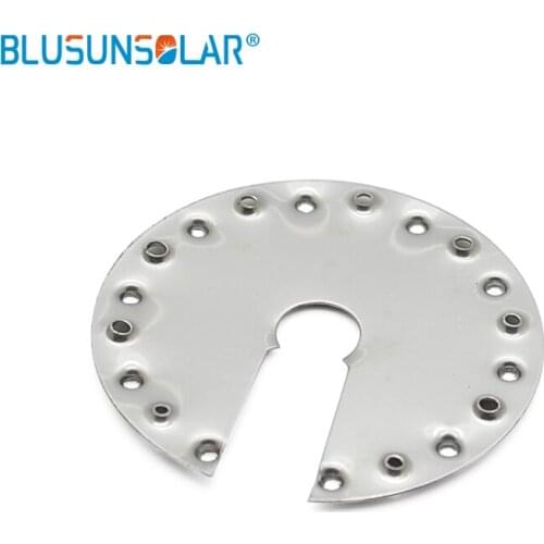 50 pcs/lot Round Grounding Clip use in Solar Mounting System Grounding gasket Solar Installation Clamp