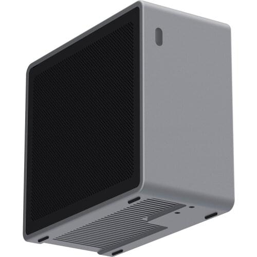 MQ5 All aluminum Alloy integrated ITX Chassis, Desktop Mini desktop A4 small Chassis