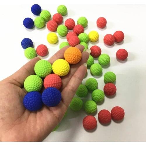 Colorful Balls Golf For Nerf Rival Zeus Apollo Refill Toys100pcs 2.2cm EVA Foam Soft Bullet Balls
