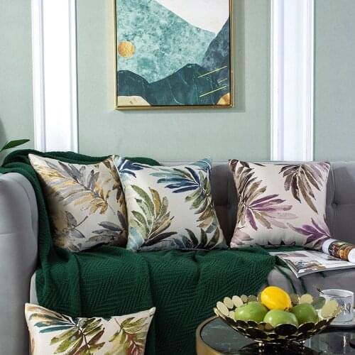 Light luxury Home Decor Pillow Case Living Room Sofa Pillowcase Without Core Office Cushion Cover American Red Bed Pillow Cover