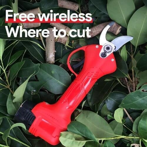SWANSOFT 16.8V Cordless Branch Pruner Electric Pruning Shears Garden Scissor Tree Grape Electric Pruning Shear