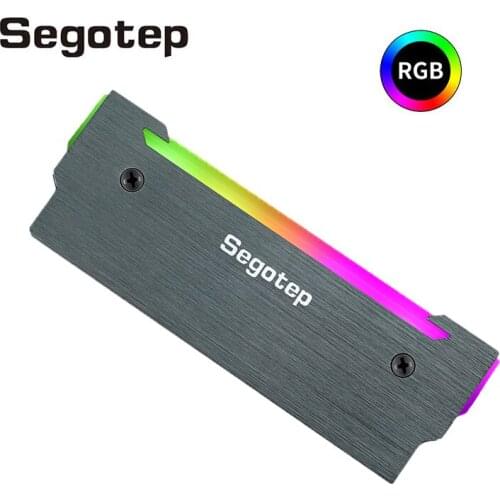 Segotep X2 Memory Heatsink vest with RGB SATA/ 5V 3Pin SYNC RAM Memory Cooling Vest Radiator Cooler Aluminum Heatsink