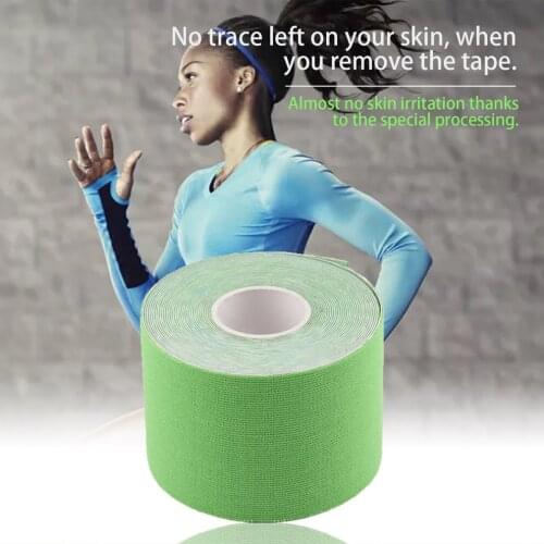 1 Roll 5cmx5m Multipurpose Waterproof Sports Elastic Tape Kinesiology Muscle Pain Care Therapeutic Hypo-allergenic Acrylic Glue
