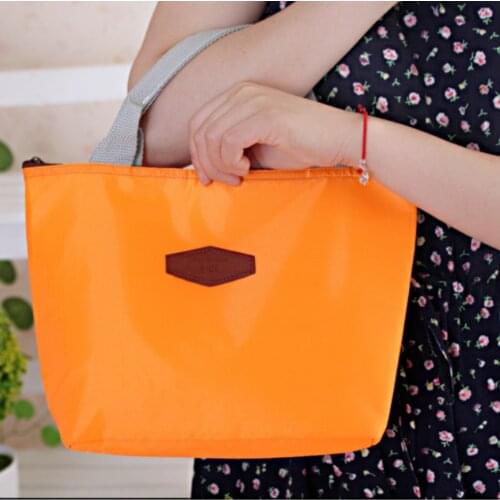 1PCS Portable Lunch Bag Thermal Insulated Lunch Box Tote Cooler Bag Bento Pouch Lunch Container School Food Storage Bags