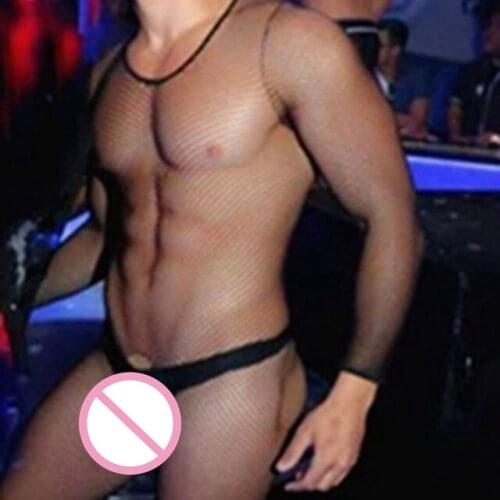 2017 mens conjoined sox open files fishnet stockings Teddies sexy ultra-thin conjoined filar socks Bodysuits