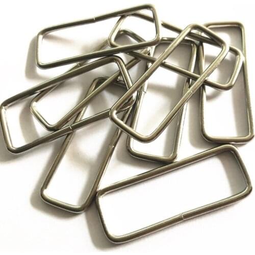 50mm 2''Metal Rectangle Ring Clothing Accessories.Adjustment Buckle.For Purse Bag Handbag Strap