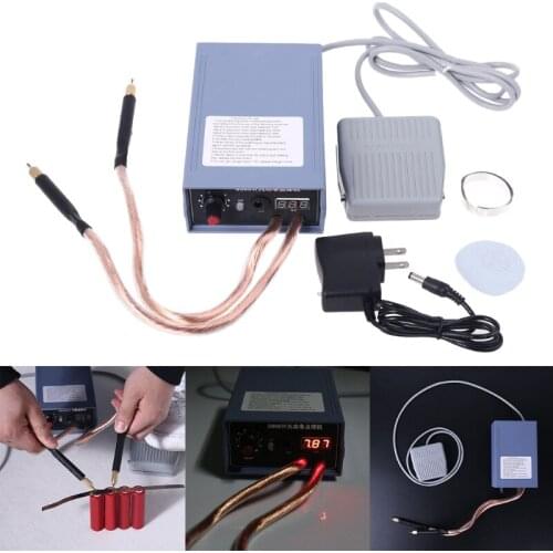 5000W Battery Spot Welder Kit Welding Tools Portable Adjustabl Spot Welding Machine 0.2MM Nickel Strip for DIY 18650 Battery