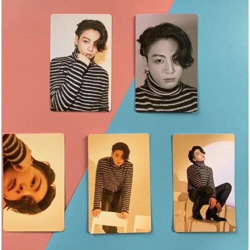 Kpop Bangtan Boys Lomo Card Album Weverse Magazine Photocard Self Made Paper Cards JUNG KOOK JIMIN JIN SUGA V RM Poster