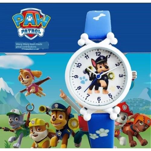 2020 NEW Paw Patrol Chase Marshall Everest Digital Watch Action Figure Childrens Electronic Waterproof Watch Boy Girl Kid Gift