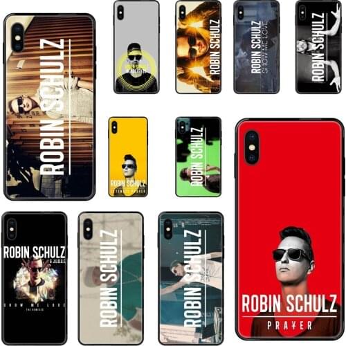 Black Soft TPU Phone Cover Robin Schulz For Huawei Honor Play V10 View Mate 10 20 20X 30 Lite Pro Y3 Y5 Y9 Nova 3 3i Pro Kid
