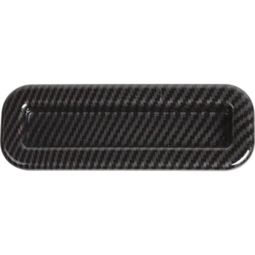 For Dodge Charger Ram 2015-2021 Car Carbon Fiber Roof Sunroof Handle Cover Trim Frame Decoration Sticker Accessories