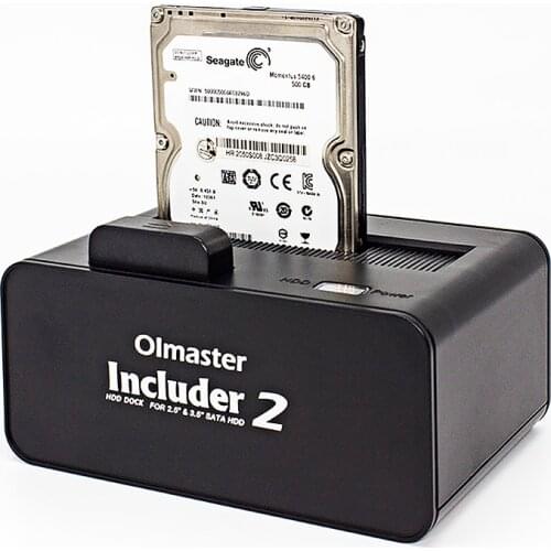 USB 3.0 To SATA Hard Drive Case Dual Bay External HDD Docking Station For 2.5 3.5 HDD/SSD Duplicator Clone Function