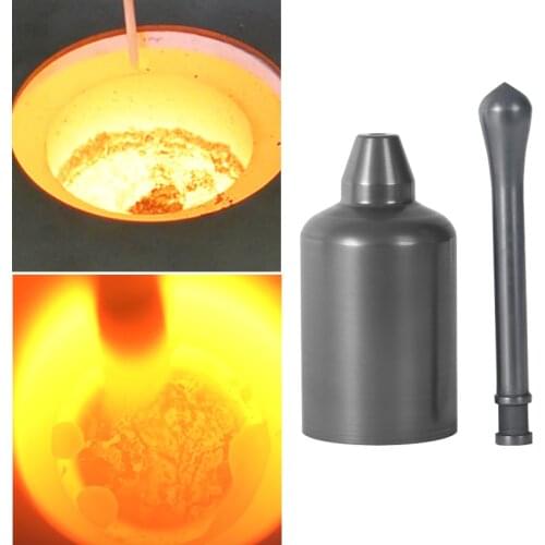 Hot Sale Yasui K2/ KT17 Casting Crucible Melting Crucible Graphite Crucible and Stopper for Yasui Machine