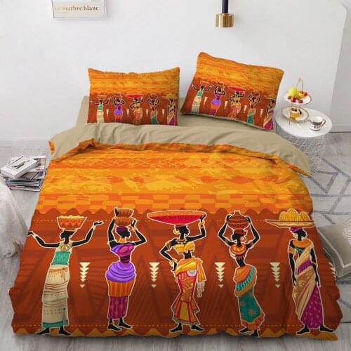 Classic Bed Linen 3D India Duvet Cover Set Bedding Sets Comforter Case and Pillowcase Full Twin Single Double Size Home Textile