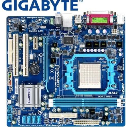 GIGABYTE GA-M68M-S2P Desktop Motherboard 630A Socket AM2/AM2+ AM3 For Phenom II Athlon II Sempron 100 DDR2 8G Used