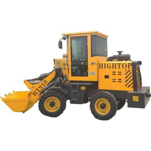 Mini 2 ton front end wheel loader HT-910 Model 0.6m3 bucket