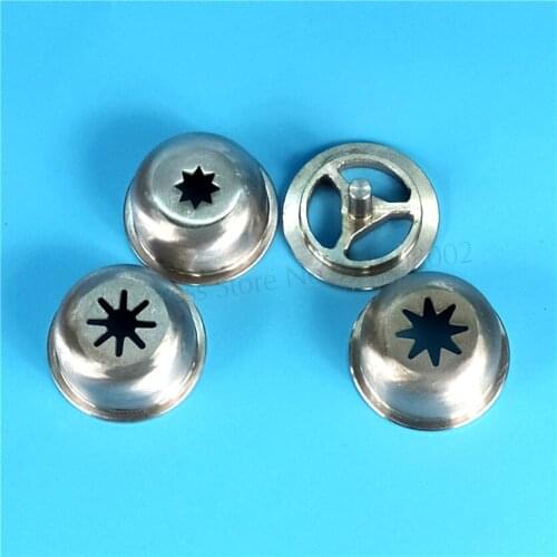 4 Nozzles Stainless Steel Solid Hollow Churros Nozzle Model Churros Moldeling Caps For Churrera Machine (2L 3L 5L 7L 10L 12L)