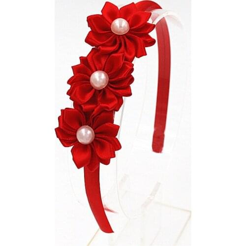 Fashion Hairband Pearl Flower Hair Accessories Hairbands beautiful hair hoop hair Princess Headbands Girls Hair Accessories