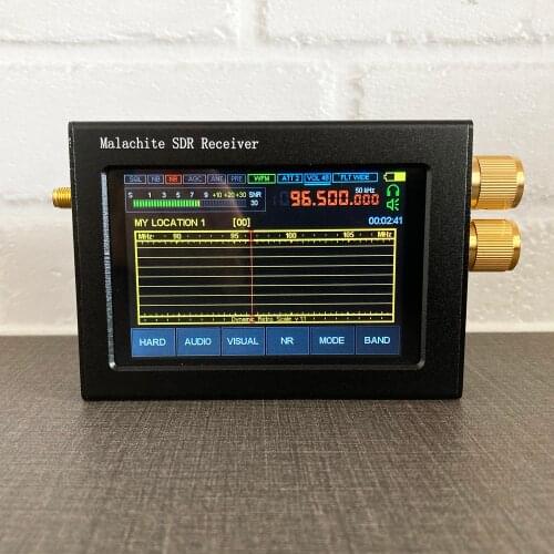 50kHz~2GHz SDR Malachite Receiver Software Radio SDR Receiver DSP Noise Reduction AM/SSB/NFM/WFM Analogs Modulation