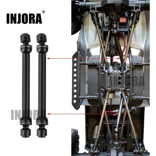 2PCS 112-152mm Metal Steel Universal Drive CVD Shaft for RC Crawler Car SCX10 90046 D90 RC Cars Part Accessories
