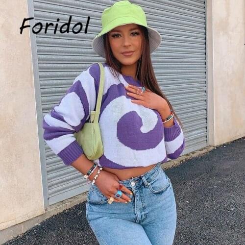 Long Sleeve Purple Knitted Women Sweater Autumn Winter Warm Pullovers Sweater Basic Stretch Jumpers 2021 New Dropshipping