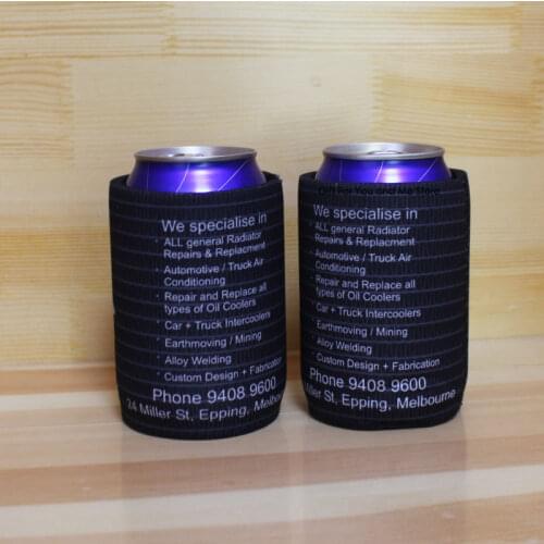 200pcs/lot Ice Coolers Beer Cooler Neoprene Bottle Holder Promotional Stubby Holders Stubbie For Business Thermal Can Cover