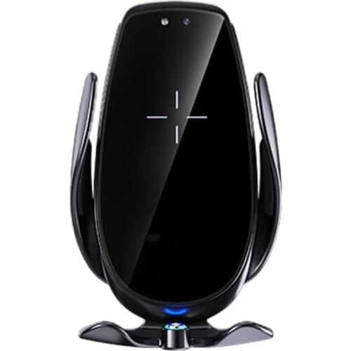 Car Air Vent Phone Holder Wireless Charger Bracket Auto Clamping Smart Sensor Mount 28GC