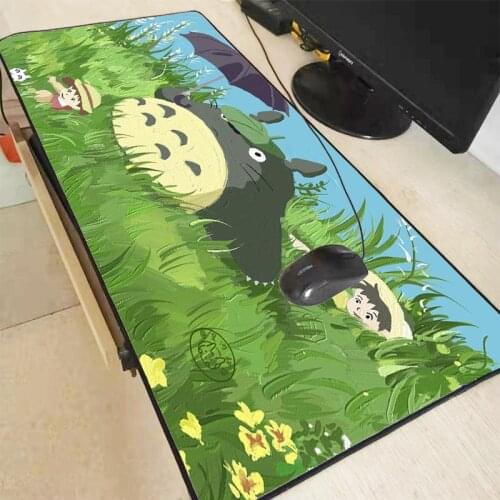 My Neighbor Totoro Large Mouse Pad Gamer Mousepad Anti-slip Mause Pad Office Desk Mat Big Computer Mouse Mat Game Keyboard Pad