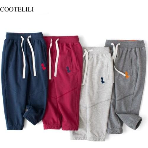 COOTELILI Dinosaur Pants For Kids Boys Girls Sport Pants For Boys Girls Casual Kids Children Trousers Fashion Trousers