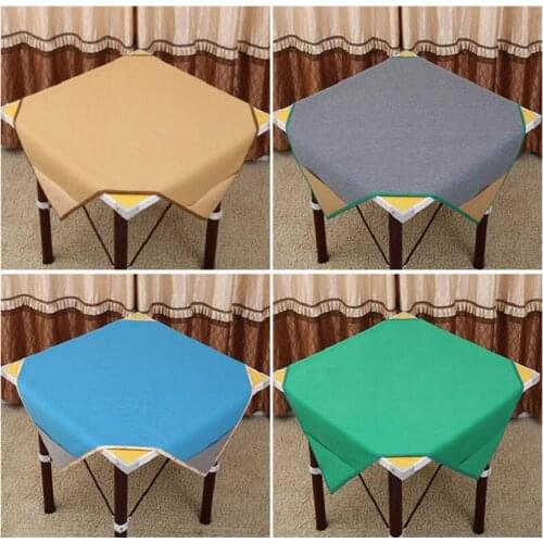 1X1m or 1.2X1.2m Household Silence Mahjong Mat Table cloth, Board game Mah-Jong High grade PU Leather Reduce the Noise