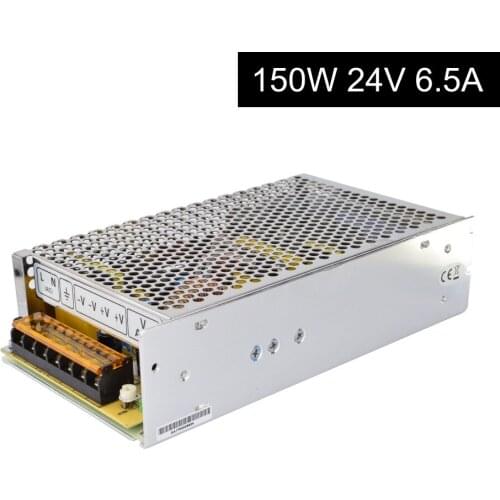 DC24V 150W 6.5A Switching Power Supply 115V/230V to Stepper Motor 3D Printer/CNC