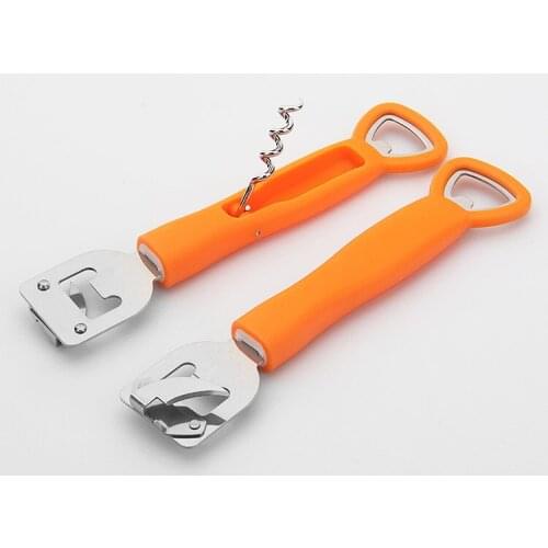 1PC Stainless Steel Can Opener Tin-opener Multi-functional Open Cans Bottle Opener Kitchen Utensils KX 183