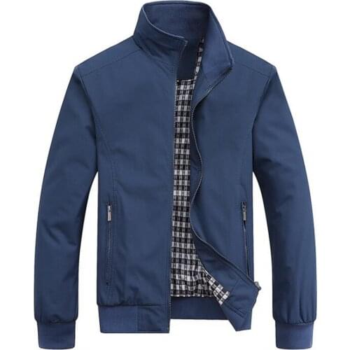 New 2019 Spring Jacket Men Fashion Casual Loose Jacket Sportswear Bomber Jacket Mens Coats Plus Size M- 5XL