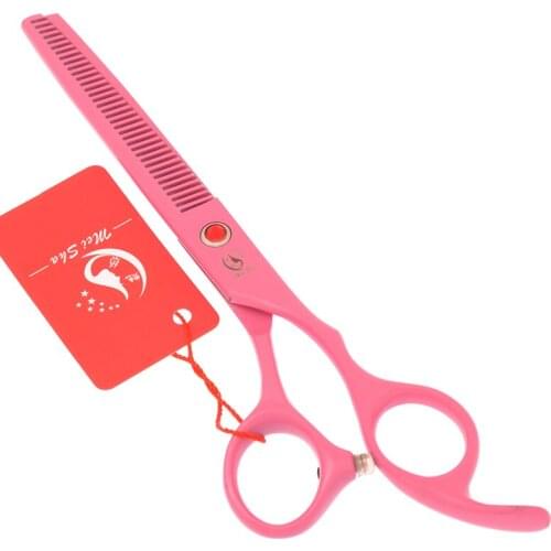 Meisha 6.5" Pink Hairdressing Thinning Scissors Top Quality Steel 7.0" Human Hair Cutting Shears Hairdressers Suppliers A0137A