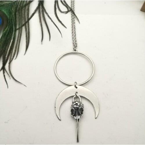 Morrigan Goddess Necklace/ Morrigan / Raven Queen Necklace. Pagan, Wicca, Witch, Goddess Jewelry