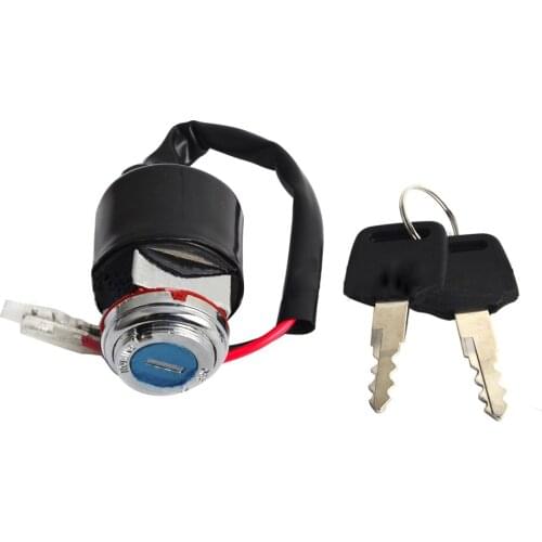 ATV Dirt Bike Ignition Switch For Honda CB100 CB125S CL100 CL100S CT90 S90 XL 100 with 2 keys and 2 wires