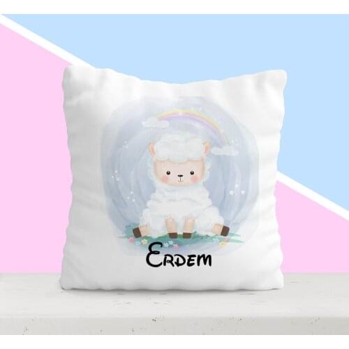 Personalized Is Child White Yastık-13