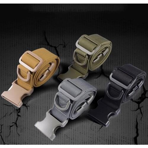 Simple Tactical Belt Outdoor Equipment Wear Bag Riding Inside Nylon Bag Deputy Military Fans Belt Fastening Tape