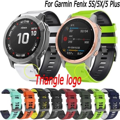 22 26MM Release Quick Watchband for Garmin Fenix 6 6S 6X Pro 20mm Silicone Easyfit Wrist Band For Fenix 5 5S 5X Plus Watch Strap