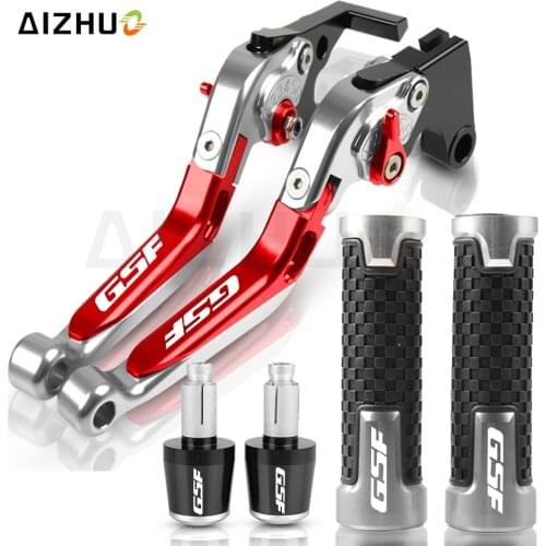 Motorcycle CNC Brake Clutch Levers Handlebar Knobs Handle Hand Grips End FOR SUZUKI GSF650 GSF650 S N BANDIT 2007-2015 2014 2013