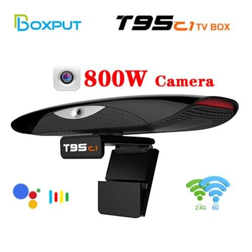 T95C1 Android 9.0 TV Box RockChip RK3368 2GB 16GB 4K Smart TVBOX 2.4&5G Wifi 100M 1080P Youtube Media Player Set Top Box