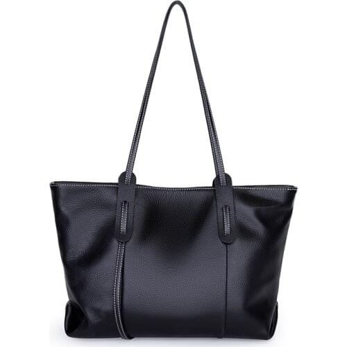 Vintage Large Capacity Soft Cowhide Women Handbags High Quality Genuine Leather Shoulder bags Designer Female Messenger Bag Sac