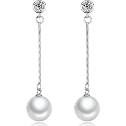 Long Tassel Pearl Earring Womens Earings Серьги Сережки Необычные Бижутерия Для Женщин Brincos Feminino Oorbellen
