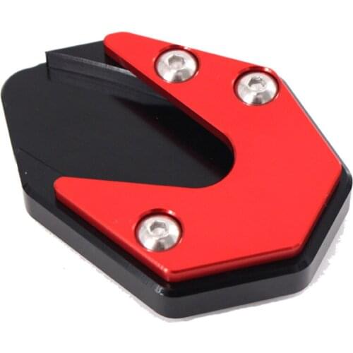 Motorcycl CNC Side Stand Kickstand Kick Stank Extension Foot Plate Pad For Suzuki GW250 Inazuma 2011-2015 GSX250 GSX250R DL250
