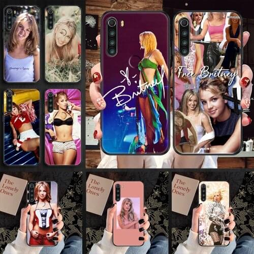Britney Spears Phone case For Xiaomi Redmi Note 7 7A 8 8T 9 9A 9S 10 K30 Pro Ultra black art cover 3D cell cover trend shell