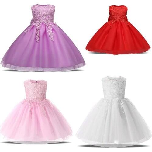 Toddler kids Baby Girls Princess Dress Tulle dress Clothes children Party Formal occasion Christening Petals Tulle Dresses